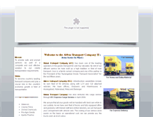Tablet Screenshot of abbastransport.com